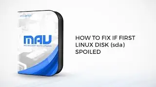 MichaelSoft MAU: How To Fix If First Linux Disk(sda) Spoiled