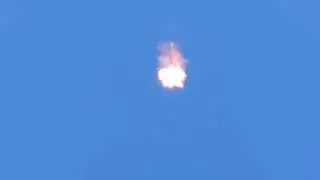 SpaceX Falcon 9 Supersonic Retropropulsion Burn on Reentry of NROL-108 Launch (12/19/20)
