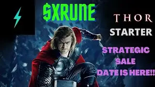 Thorstarter $XRUNE - Strategic Sale Date & Details