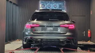 MODIFIED Audi RS4 B9 w/ LOUD Milltek Exhaust...DYNO RUN!