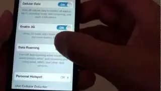 iPhone 5: How to Enable/Disable Data Roaming