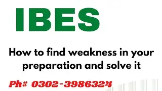 How to find weakness in your preparation and solve it