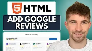 Как добавить отзывы Google на HTML-сайт (2025)