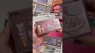 decorated my 15 yrold #NintendoDSLite 💖 #nintendo #asmr #retrogaming #kawaii