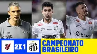 Santos 1 x 2 Athletico - PALMAS A MT, MATTOS, VOJVODA, IVALDO, BASSO, SCHMIDT...