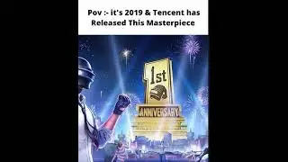 1st Anniversary 🥶 #bgmi #pubgupdate #pubgshorts #shorts