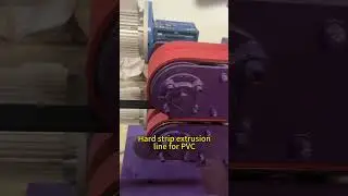 PVC hard rubber strip extrusion production line