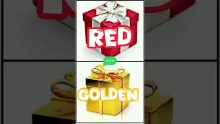 RED &hearts;️ V/S GOLDEN 💛 choose your gift box 🎁#trending#viral#shorts