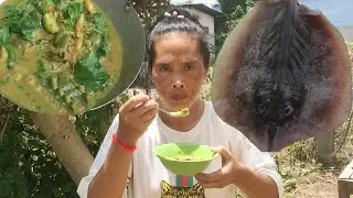 Delicious Stingray Cooked with Eggplant &ndash; Unique Lunch Recipe You Must Try!