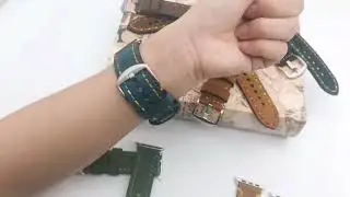 Classic 38mm 42mm Replacement Strap Soft Leather Watch Band For iWatch Series 5 4 3 2 1
