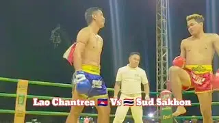 Loa Chantrea 🇰🇭 Vs 🇹🇭 Sud Sakhon #pajboxing