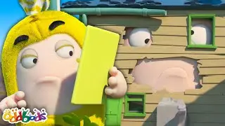 Zee CAN'T STOP GROWING! | Oddbods 👹 | Action Cartoons For Kids