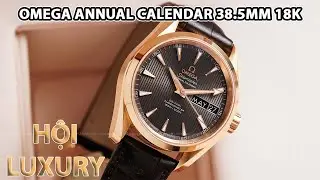 [ Vàng đúc lướt dễ mua ] Review Omega Annual Calendar 38.5mm 231.53.39.22.06.001 23153392206001