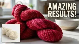 How to Dye Border Leicester Wool In Your Kitchen Using Simple Utensils