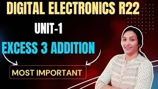 Excess 3 addition in telugu || BCD to Excess 3 code vise- versa || Digital Electronics R22 || DLD ||