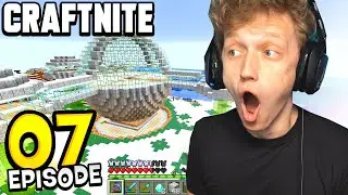 Craftnite: Episode 7 - MEGA BASE UPGRADES! (best minecraft base)