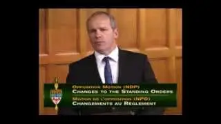 NDP MP Ryan Cleary gives a speech on NDP motion on Question Period