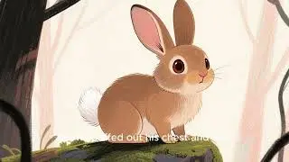 The Brave Little Bunny | Animated Story for Kids | Courage & Kindness Lesson