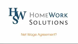 Nanny Net Wage Agreements - Careful! HomeWork Solutions