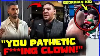 Ilia Topuria RUNS INTO Conor McGregor, GOES CRAZY On Him After BRAWLING with Young Georgian Fan!