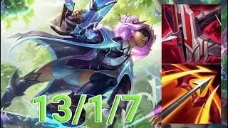 Zeri ADC VS Nilah | EUW Challenger Patch 13.7