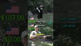 .577 Tyrannosaur VS .700 BMG cost per round comparison🤔 #shorts #bmg