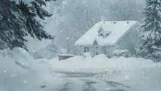 Heavy Blizzard Sounds for Sleep and Relaxation (No Ads) Loud Snowstorm White Noise
