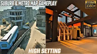 Modern Gun: Shooting War Games Android Suburb & Metro Map Gameplay