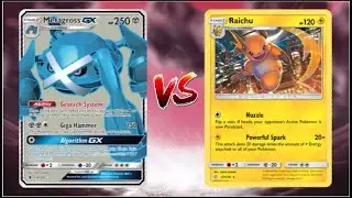 Pokemon TCG Online Metagross GX VS Raichu Nuzzle!!