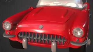 FREE 3D Model to Paper Model - Corvette Hack (part 1)