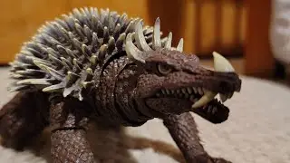 Godzilla Stop Motion Part 1: Anguirus Vs Mecha-King Ghidorah