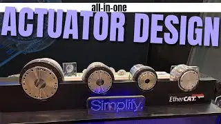 Integrated Servo Actuators with Harmonic Drives & Feedback Systems