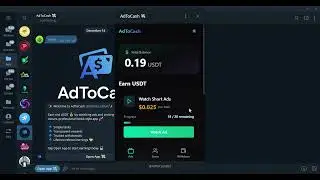 Earn USDT Fast by Watching Ads 2025 | Easy Crypto Rewards Online - @AdToCashBot 💸