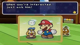 Goombario joins the party (and becomes the FIRST Paper Mario partner ever) 
