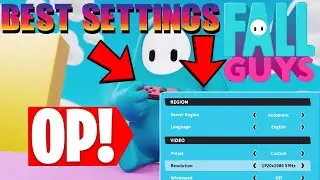 FALL GUYS BEST SETTINGS FOR FPS CONSOLE AND PC STOP LAGGING! (2022) HOW TO WIN MORE WITH NO LAG