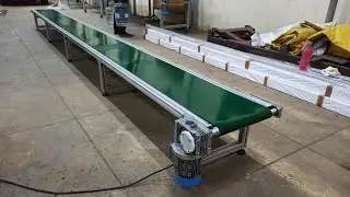 Belt Conveyor | Straight | Aluminium Profile | Plastic Molding | Containers | Transfer | OCS-J2-CV1