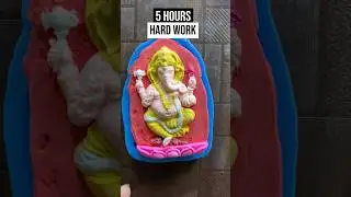 Handmade Clay Ganesha🥰 #shorts #clayart #ganesha #bappa #trending #jomansovlogs