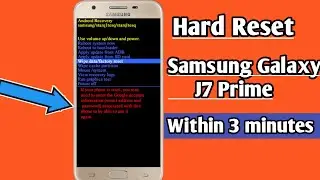 Hard Reset Samsung Galaxy J7 Prime New Method 2020/remove pin pattern and password