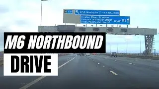 M6 Northbound Junction 19-21A | Thelwall Viaduct