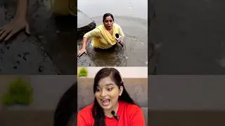 रिपोर्टर नाली में गिर गई 🤣 Funny Viral AI Reporter Instagram Reels Youtube Shorts Video | REACTION |