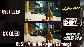 LG CX OLED vs Samsung Q90T QLED Next-gen Gaming Comparison