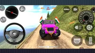 Dollar (song) modified mahindra pink thar👿 || indian cars simulator 3d || android gameplay