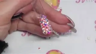 How To Do Swarovski Crystal Nails-Using Magpie Gel Colour