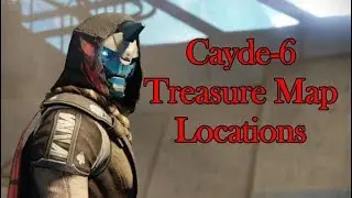 Cayde 6 Treasure Map Locations on IO (5/22/2018)