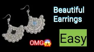 OMG 😱 Beautiful Earrings DIYs For Beginners/Homemade Earringsdiy/my creativity