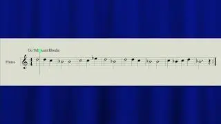 Go Tell Aunt Rhodie for FLUTES