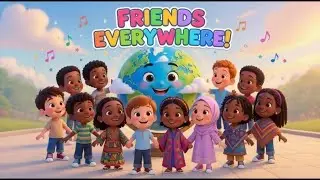 Friends Everywhere! 🌍 | Fun Kids Song About Friendship & Kindness (Preschool Sing-Along)