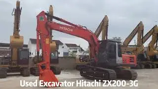 20 Ton Excavator Used Hitachi ZX200-3G in 2020 Year, Working Hours: 1400H