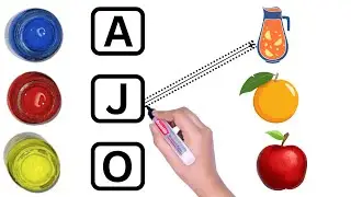 Match the letters with pictures | English Worksheet for toddlers| Fun Activity for Kids