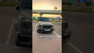5.8M AED Worth Expensive Dubai Number Plate #expensive #expensivecars #shortsvideo #shortsviral